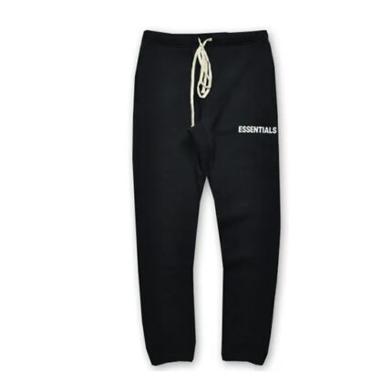 Fear of God Essentials Graphic Black Sweatpants