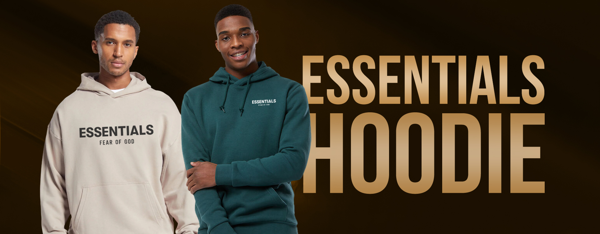 essentials hoodie australia banner